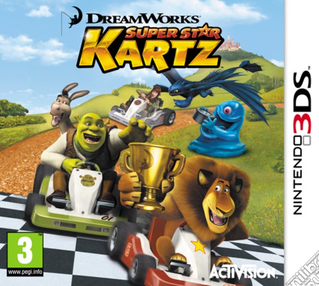 DreamWorks Super Star Kartz SAS videogame di 3DS