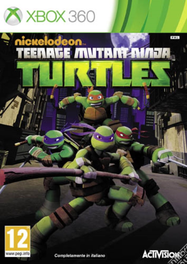 Teenage Mutant Ninja Turtles 2013 videogame di X360