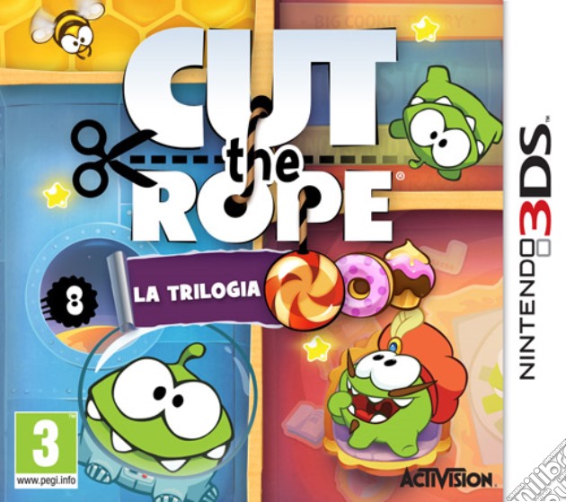 Cut the Rope: La Trilogia videogame di 3DS