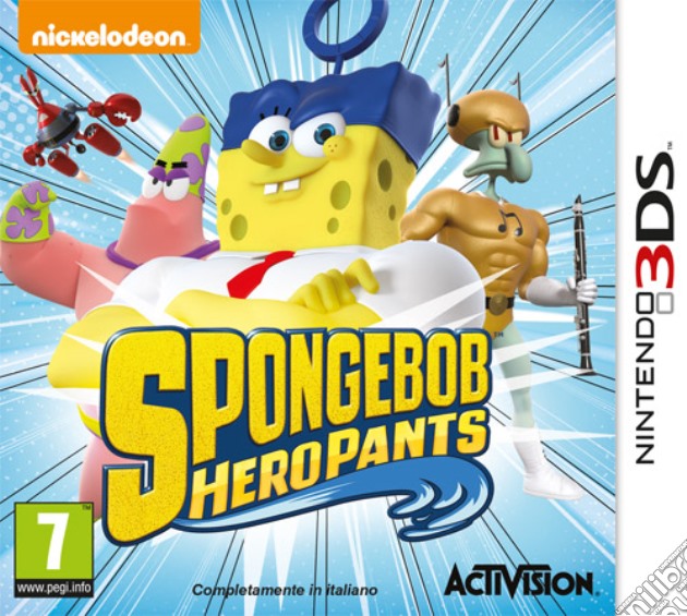 SpongeBob Heropants videogame di 3DS