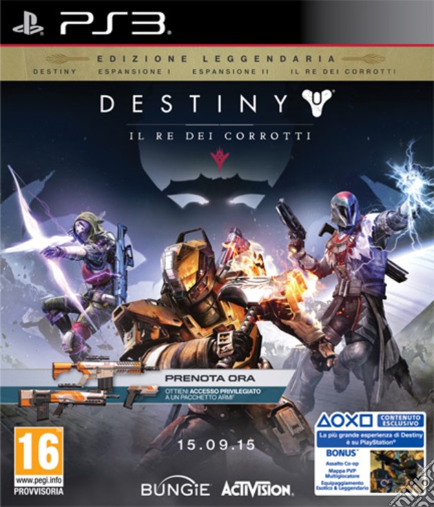 Destiny: Il Re dei Corrotti DayOne Ed. videogame di PS3
