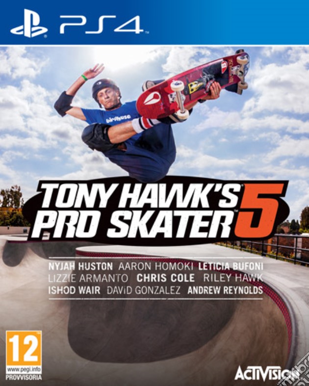 Tony Hawk's Pro Skater 5 videogame di PS4