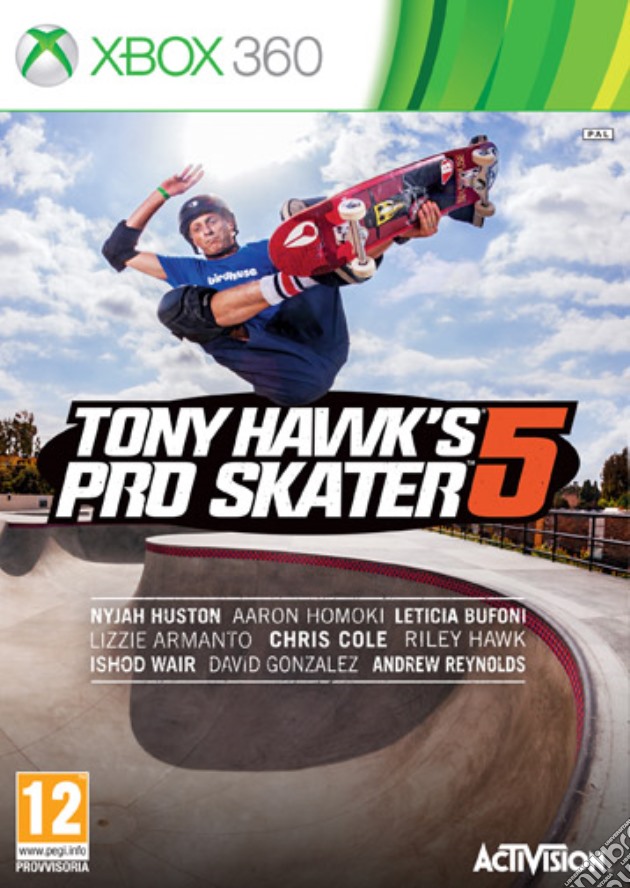 Tony Hawk's Pro Skater 5 videogame di X360