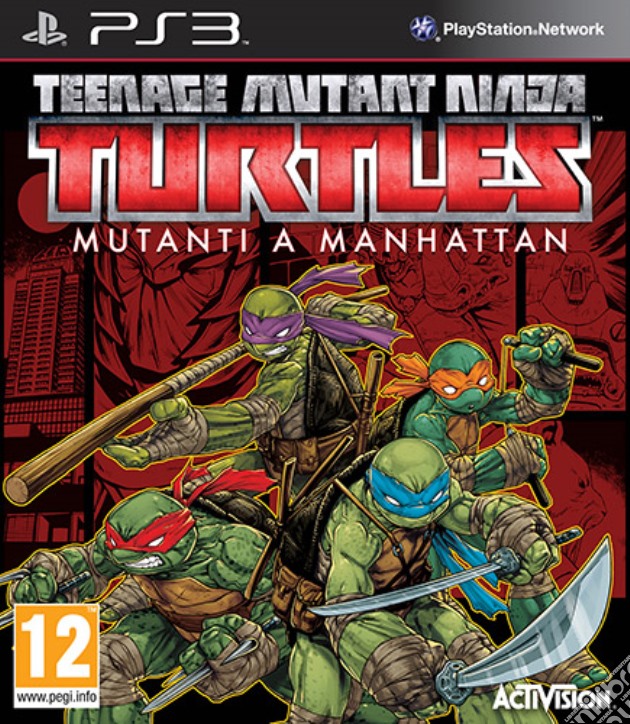T.M.N.T. Mutanti a Manhattan videogame di PS3