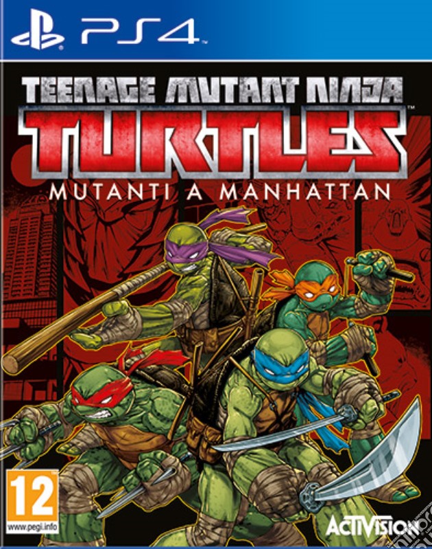 T.M.N.T. Mutanti a Manhattan videogame di PS4