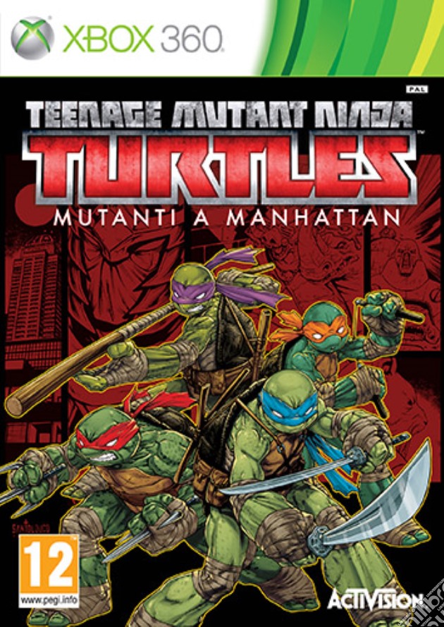 T.M.N.T. Mutanti a Manhattan videogame di X360