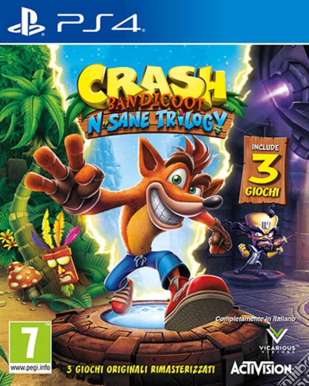 Crash Bandicoot N.Sane Trilogy videogame di PS4