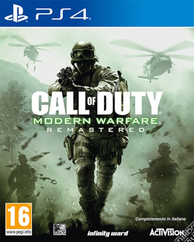 Call of Duty Modern Warfare Remastered videogame di PS4