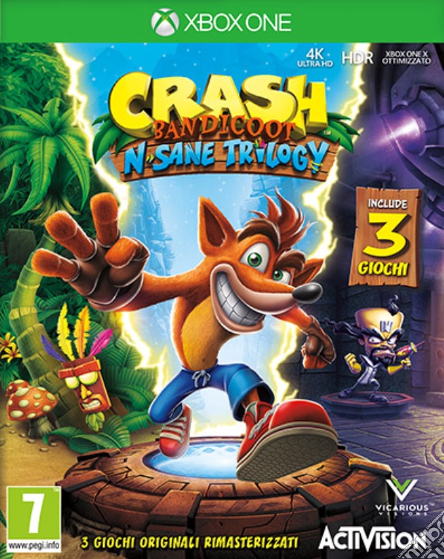 Crash Bandicoot N.Sane Trilogy videogame di XONE