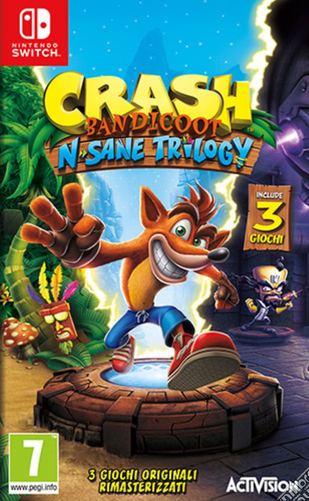 Crash Bandicoot N.Sane Trilogy videogame di SWITCH