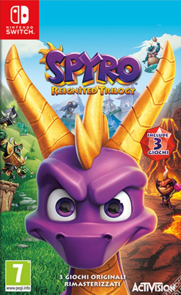 Spyro Reignited Trilogy videogame di SWITCH