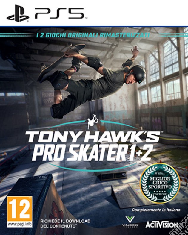 Tony Hawk's Pro Skater 1+2 videogame di PS5