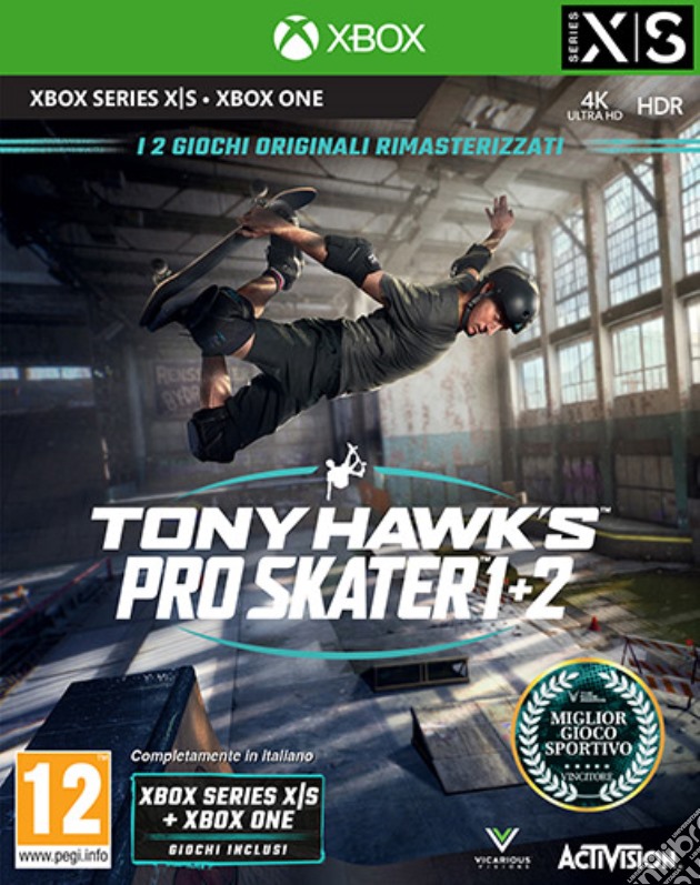 Tony Hawk's Pro Skater 1+2 videogame di XBX