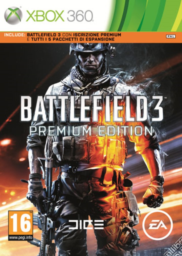 Battlefield 3 Premium Edition videogame di X360