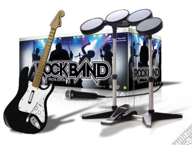 X360 Rock Band Strumenti Bundle videogame di X360