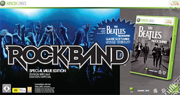 Rock Band The Beatles Special Value Ed. videogame di X360