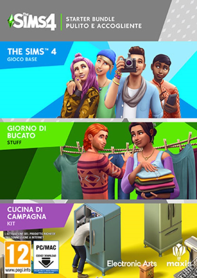 The Sims 4 Starter Bundle Pulito e Accogliente (CIAB) videogame di PC
