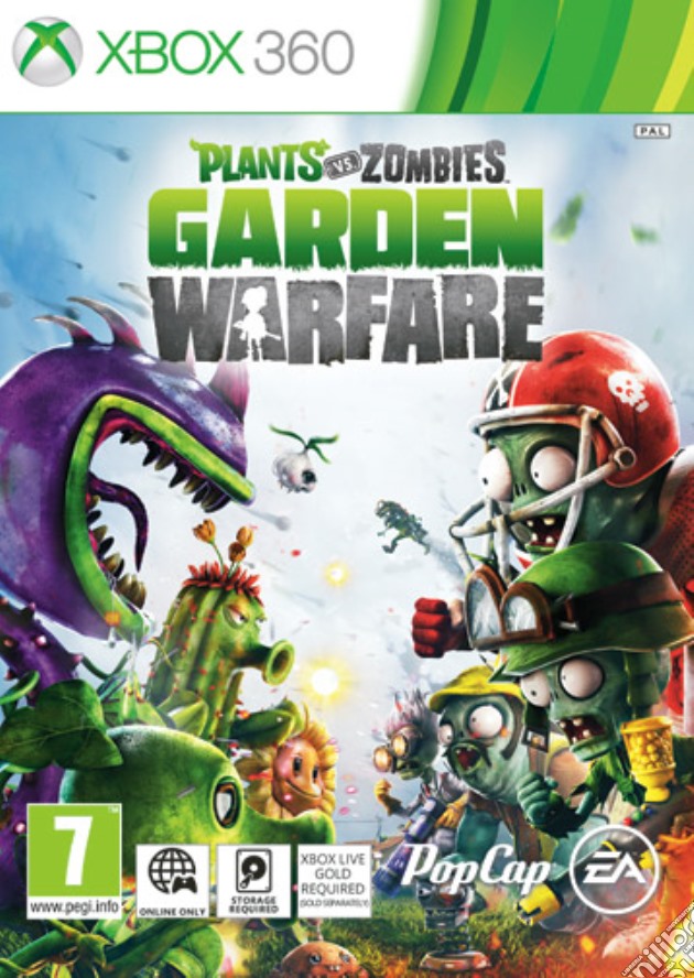 Plants Vs Zombies Garden Warfare videogame di X360