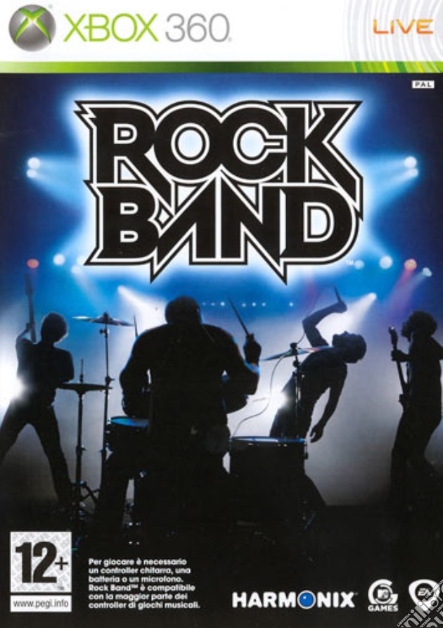 Rock Band videogame di X360