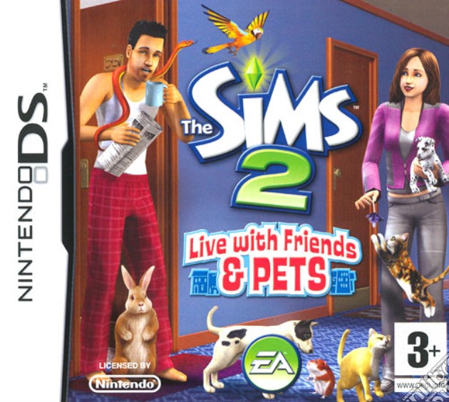 The Sims 2 Live With Friends & Pets videogame di NDS