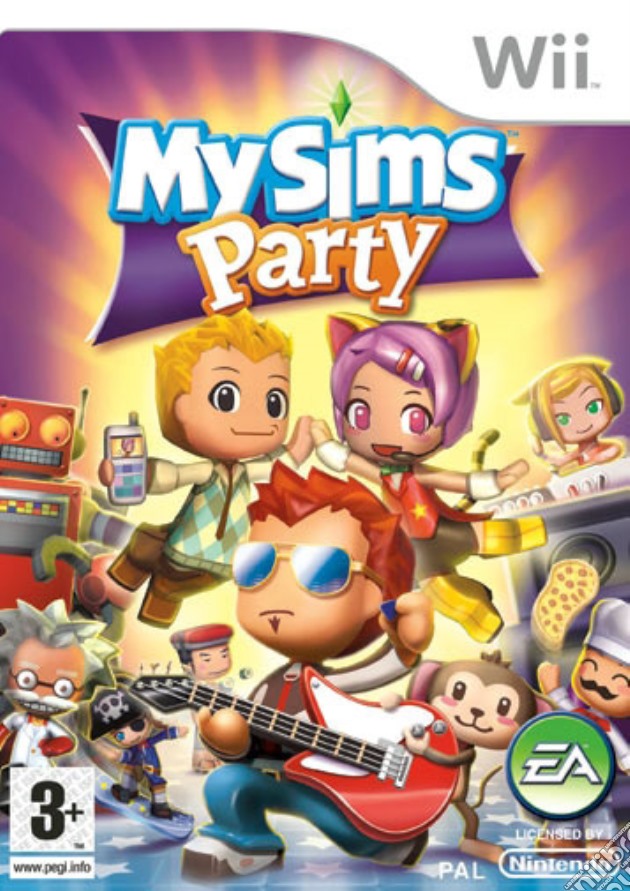 MySims Party videogame di WII