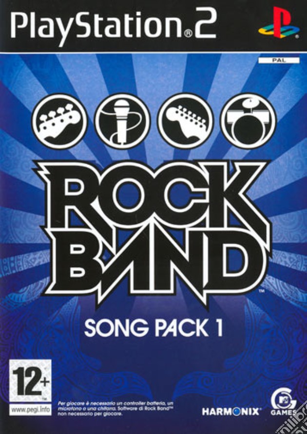 Rock Band Song Pack 1 videogame di PS2