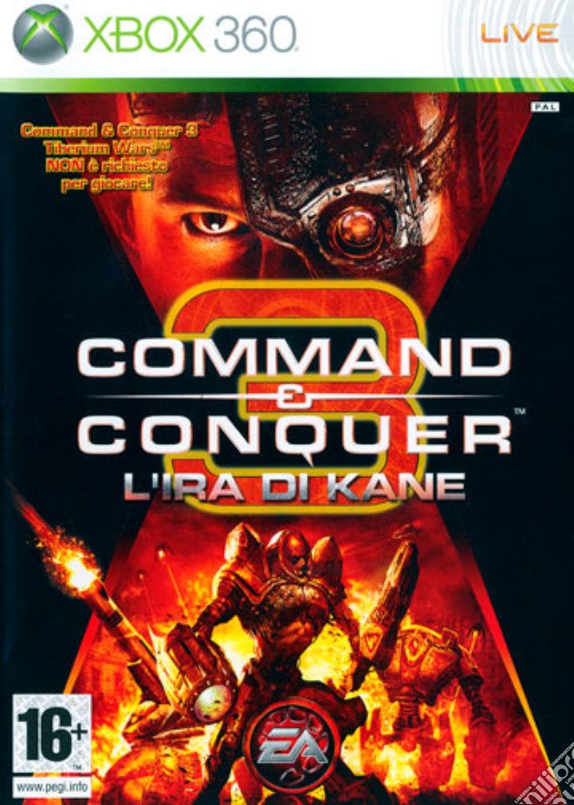 Command & Conquer: L'Ira Di Kane videogame di X360
