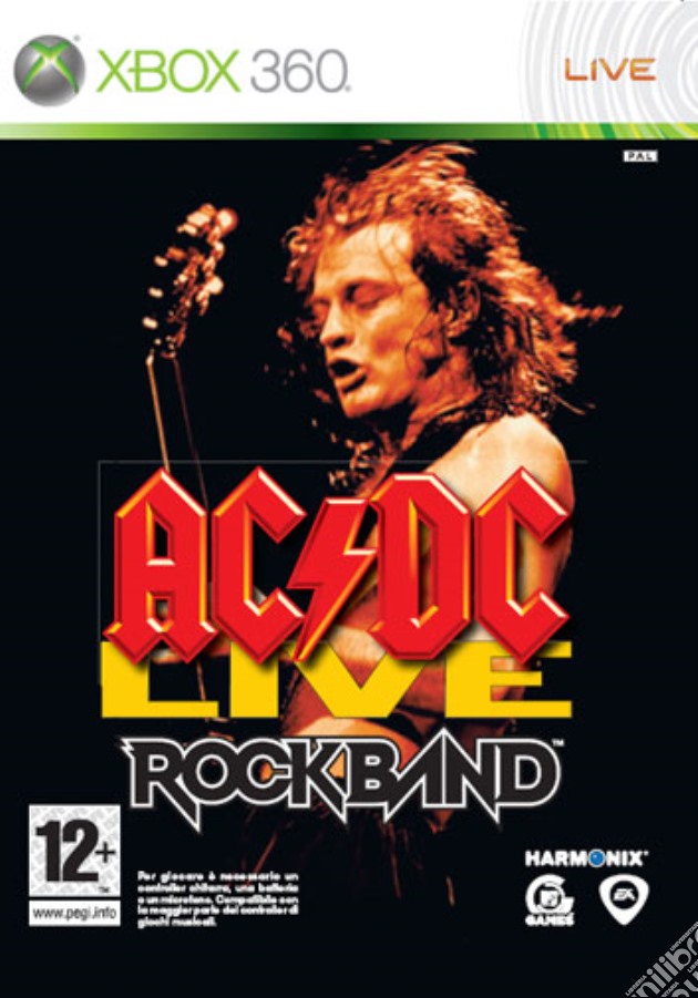 Rock Band AC/DC Song Pack videogame di X360