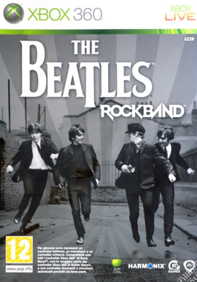 Rock Band The Beatles videogame di X360