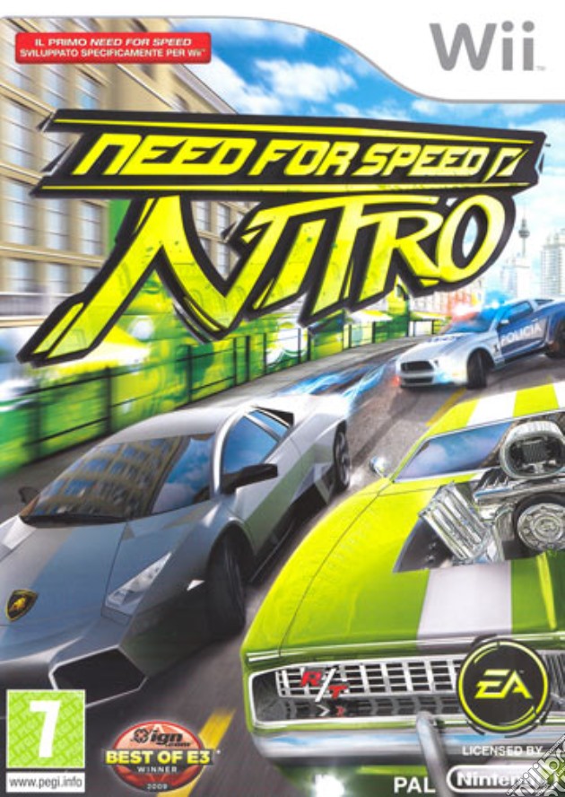 Need For Speed Nitro videogame di WII
