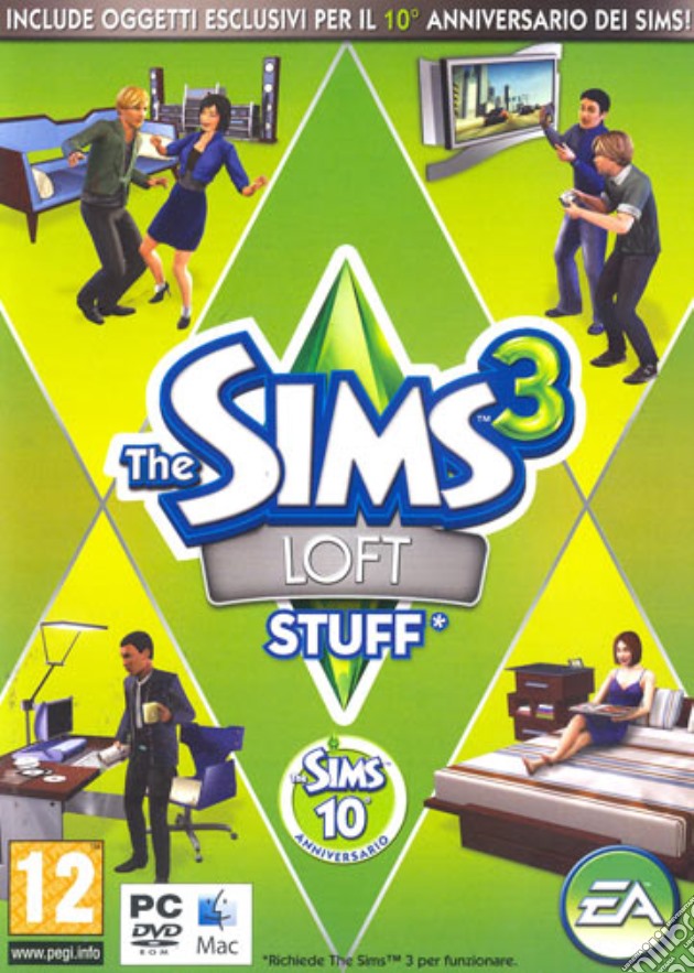 The Sims 3 Loft Stuff videogame di PC