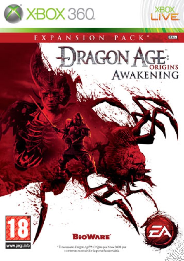 Dragon Age Origins Awakening videogame di X360