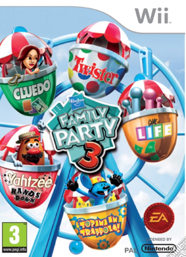 Hasbro Family Party 3 videogame di WII