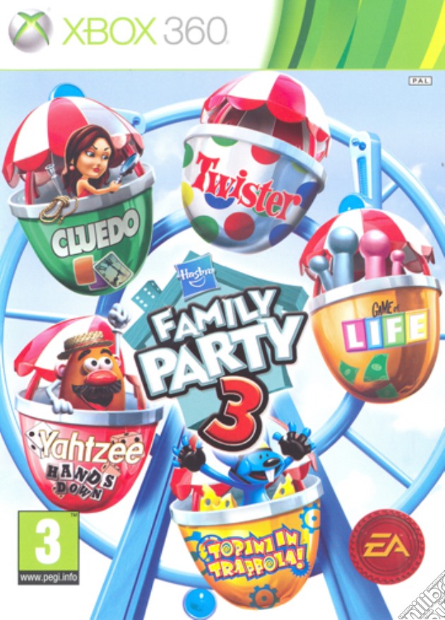 Hasbro Family Party 3 videogame di X360