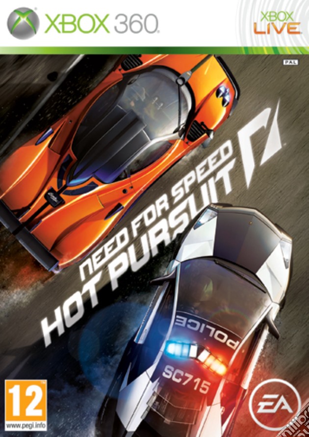 Need for Speed Hot Pursuit videogame di X360