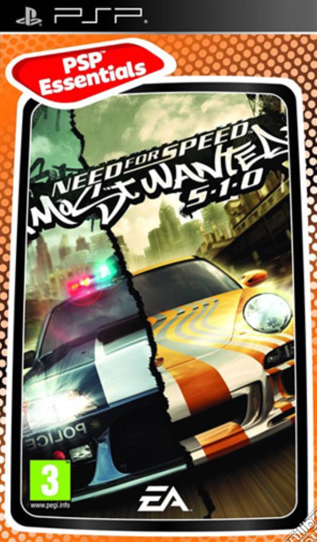 Essentials Need for Speed Most Wanted videogame di PSP