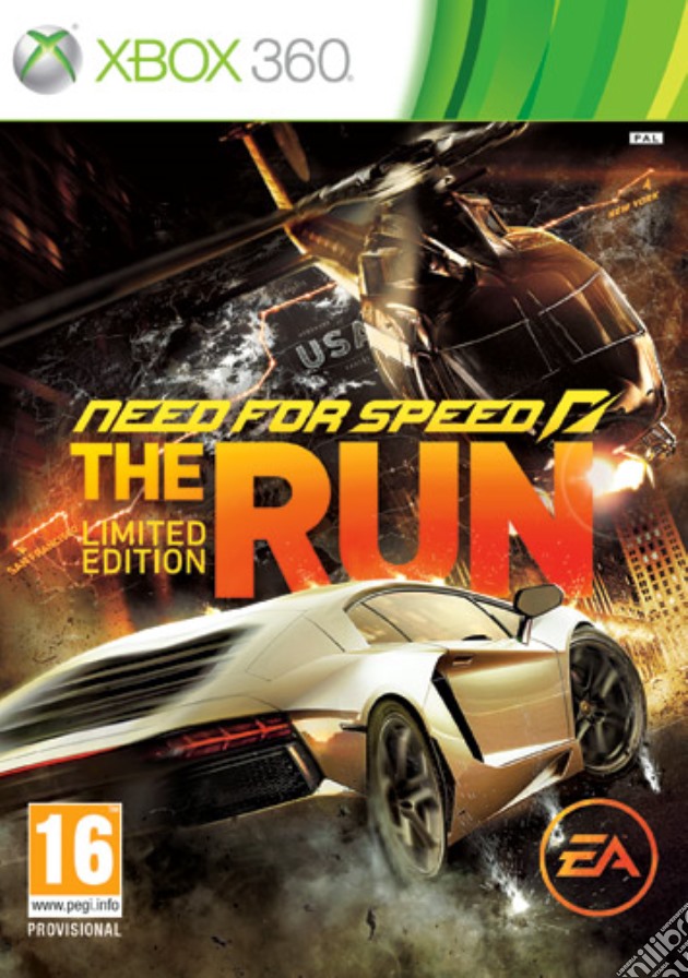 Need for Speed The Run Limited Ed. videogame di X360