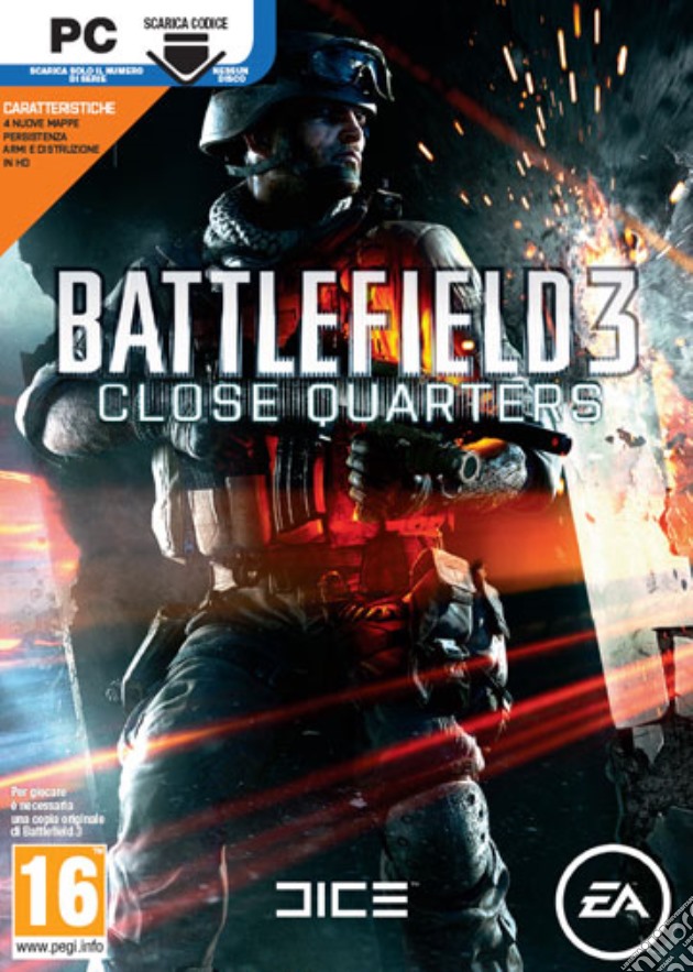 Battlefield 3 Close Quarters videogame di PC