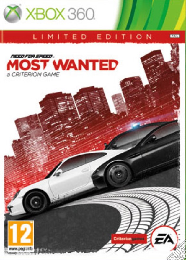 Need For Speed Most Wanted Limited Ed. videogame di X360