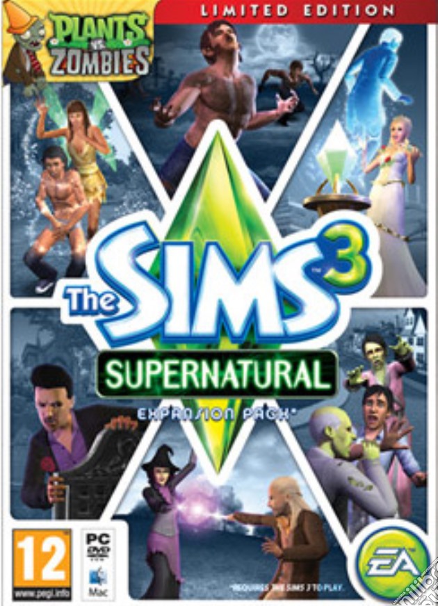 The Sims 3 Supernatural Limited Ed. videogame di PC
