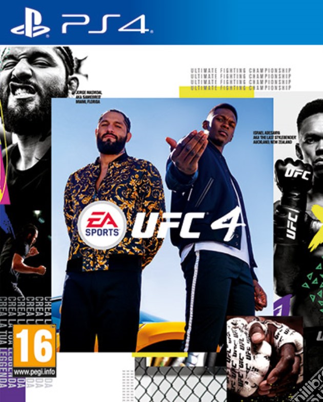 UFC 4 videogame di PS4