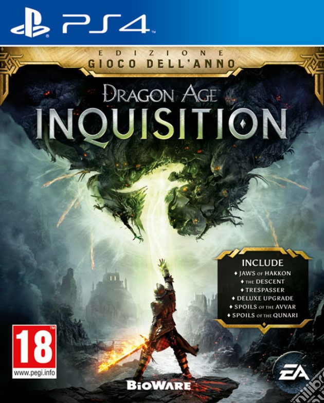 Dragon Age: Inquisition Game of the Year videogame di PS4