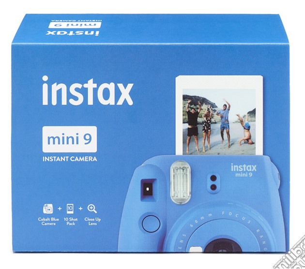 FUJIFILM Instax MINI 9 Blu+Pellicole videogame di INST