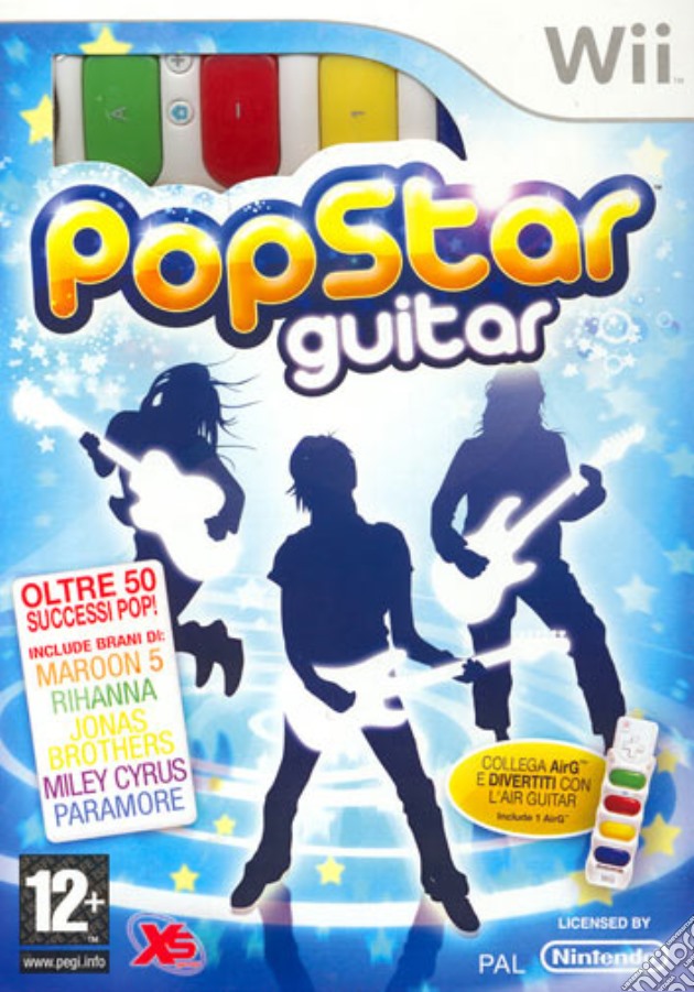 Popstar Guitar videogame di WII