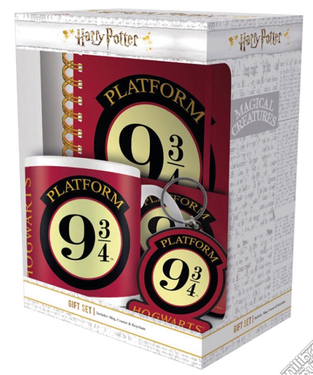 Gift Set 4 in 1 Harry Potter Binario 9 3/4 videogame di GGIF