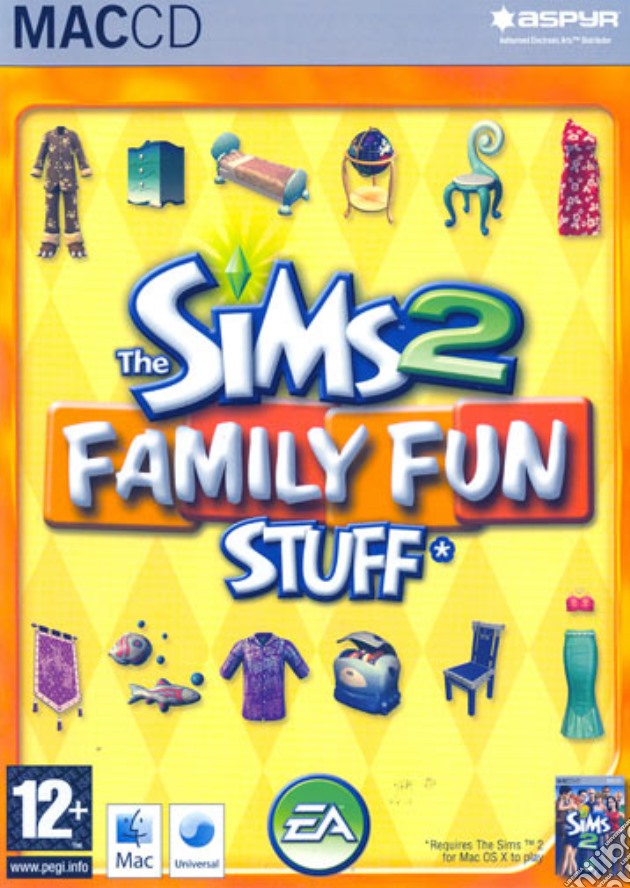 The Sims 2: Family Fun Staff videogame di MAC