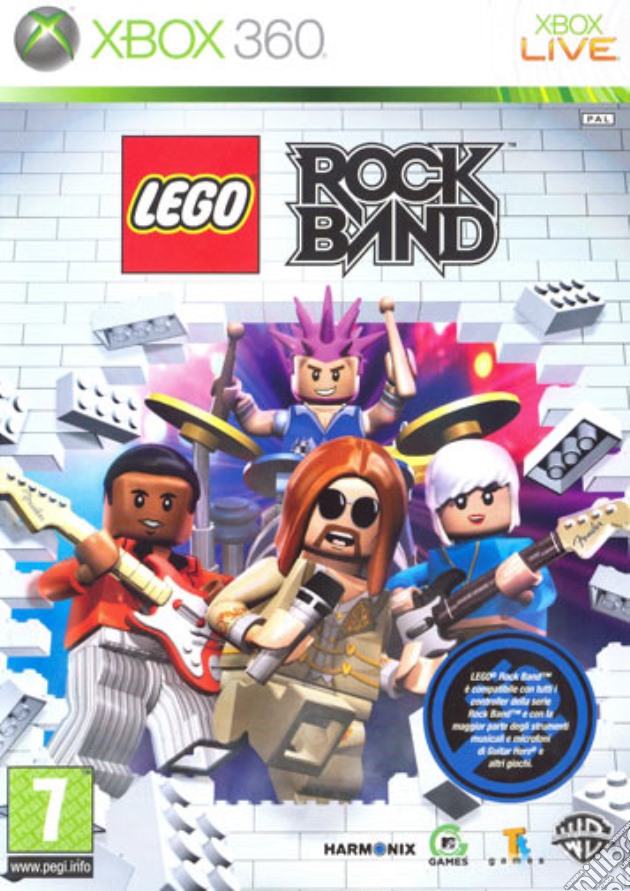 Lego Rock Band videogame di X360