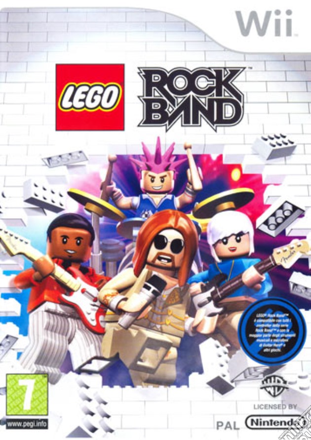 Lego Rock Band videogame di WII