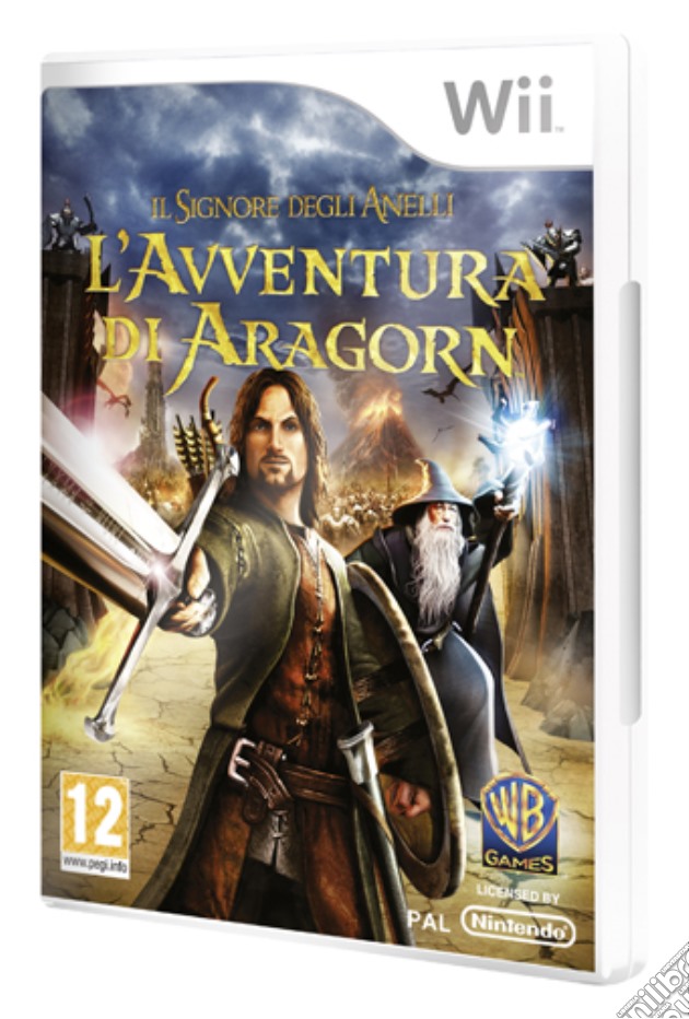 Il Signore degli Anelli Avvent Aragorn videogame di WII