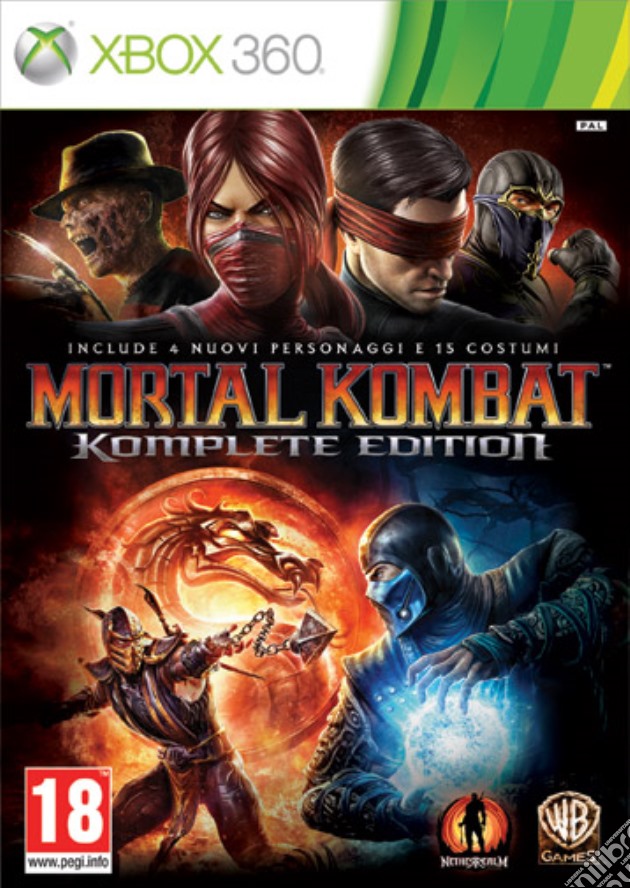 Mortal Kombat Komplete Edition videogame di X360
